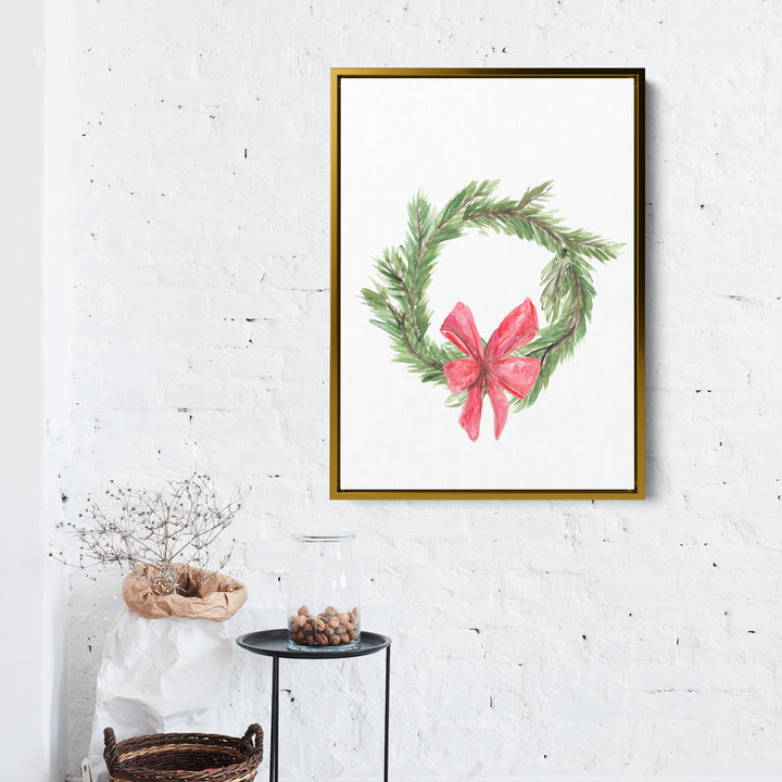 Watercolor Christmas Wreath - Jetty Home