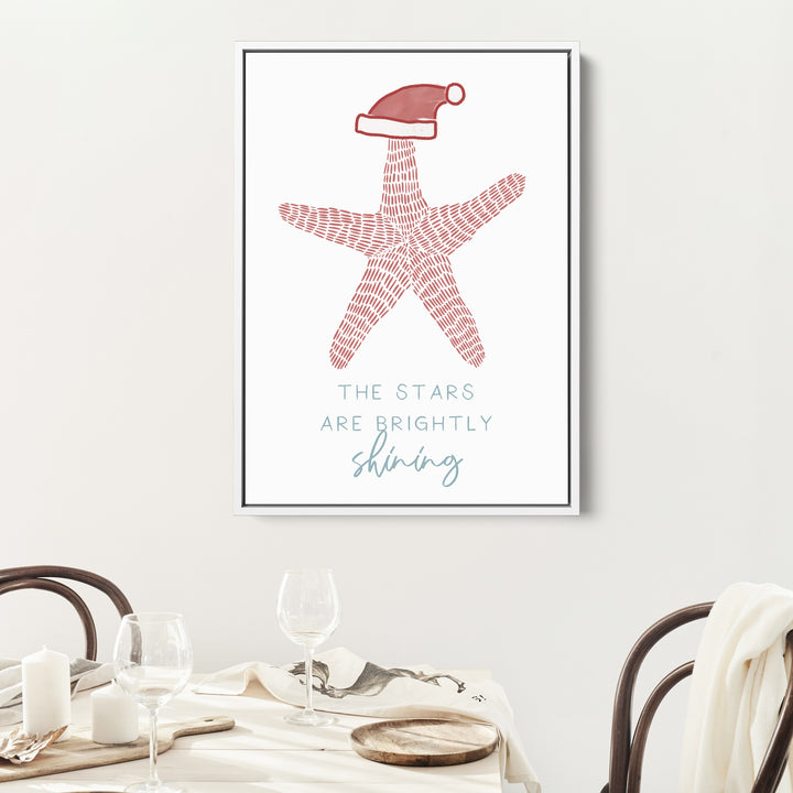 The Stars Are Brightly Shining Coastal Christmas