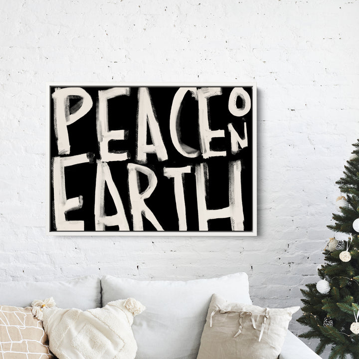 Peace on Earth Typography - Jetty Home