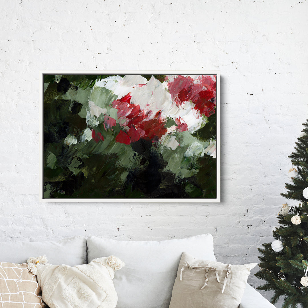 Christmas Florals Abstracted, No. 1 - Jetty Home