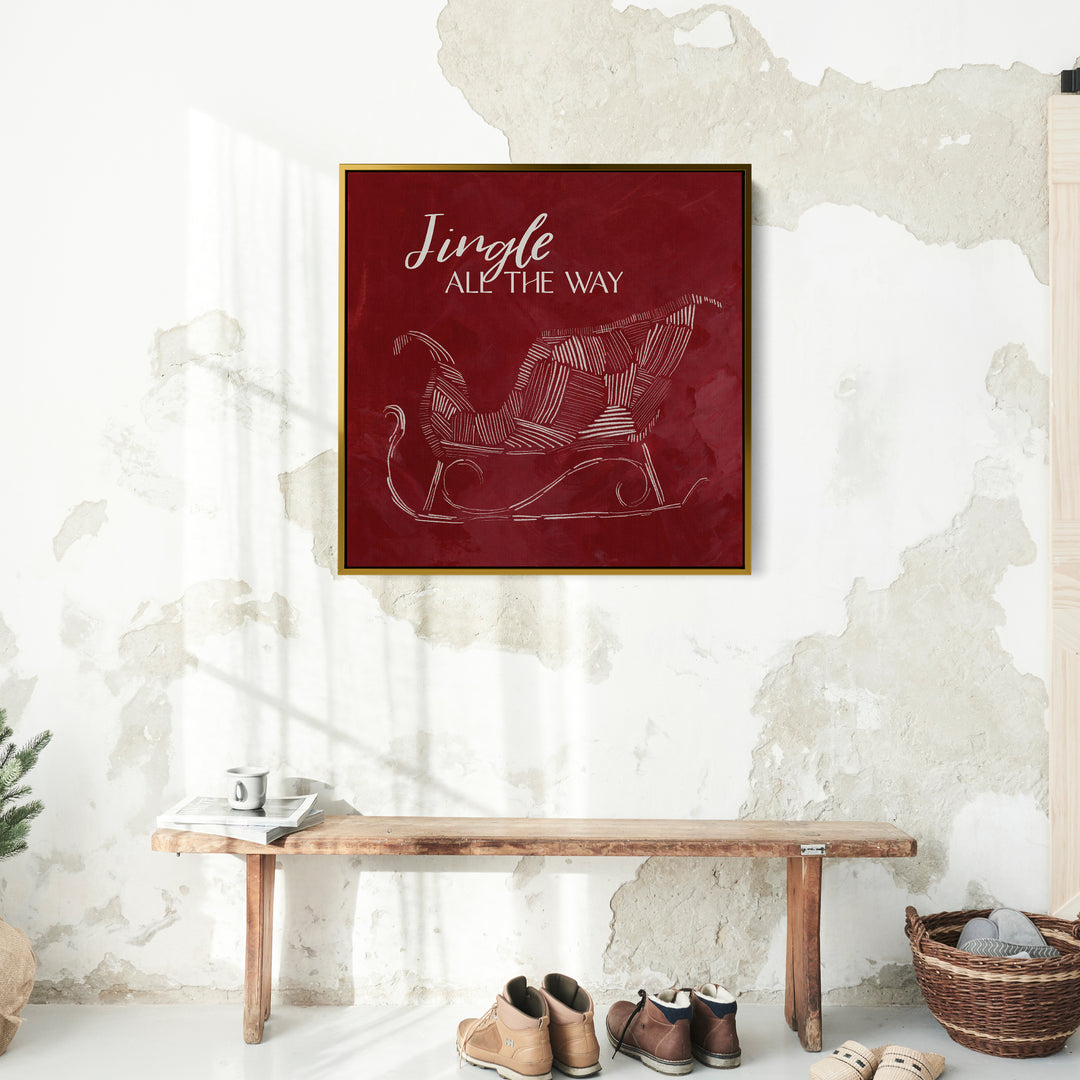 Jingle All the Way - Art Print or Canvas - Jetty Home