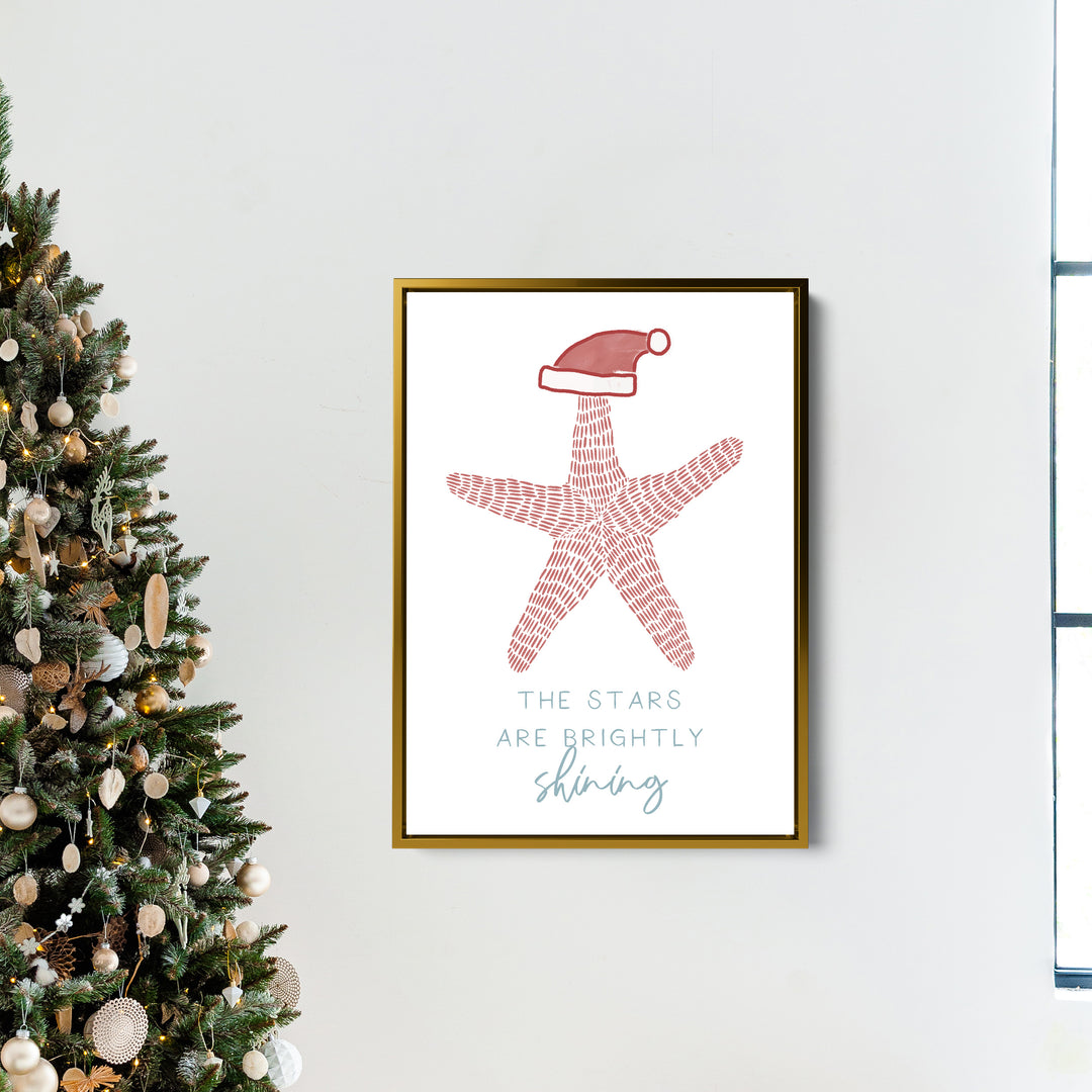 The Stars Are Brightly Shining Coastal Christmas