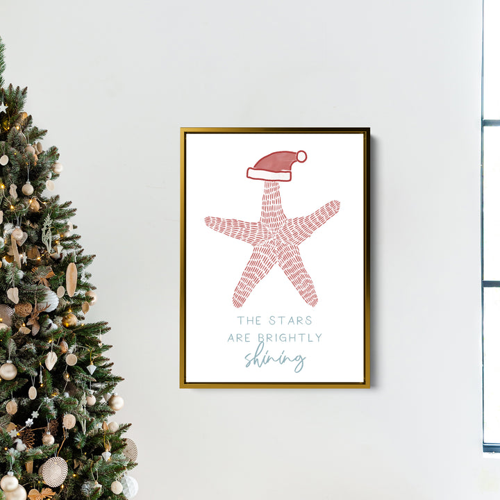 The Stars Are Brightly Shining Coastal Christmas