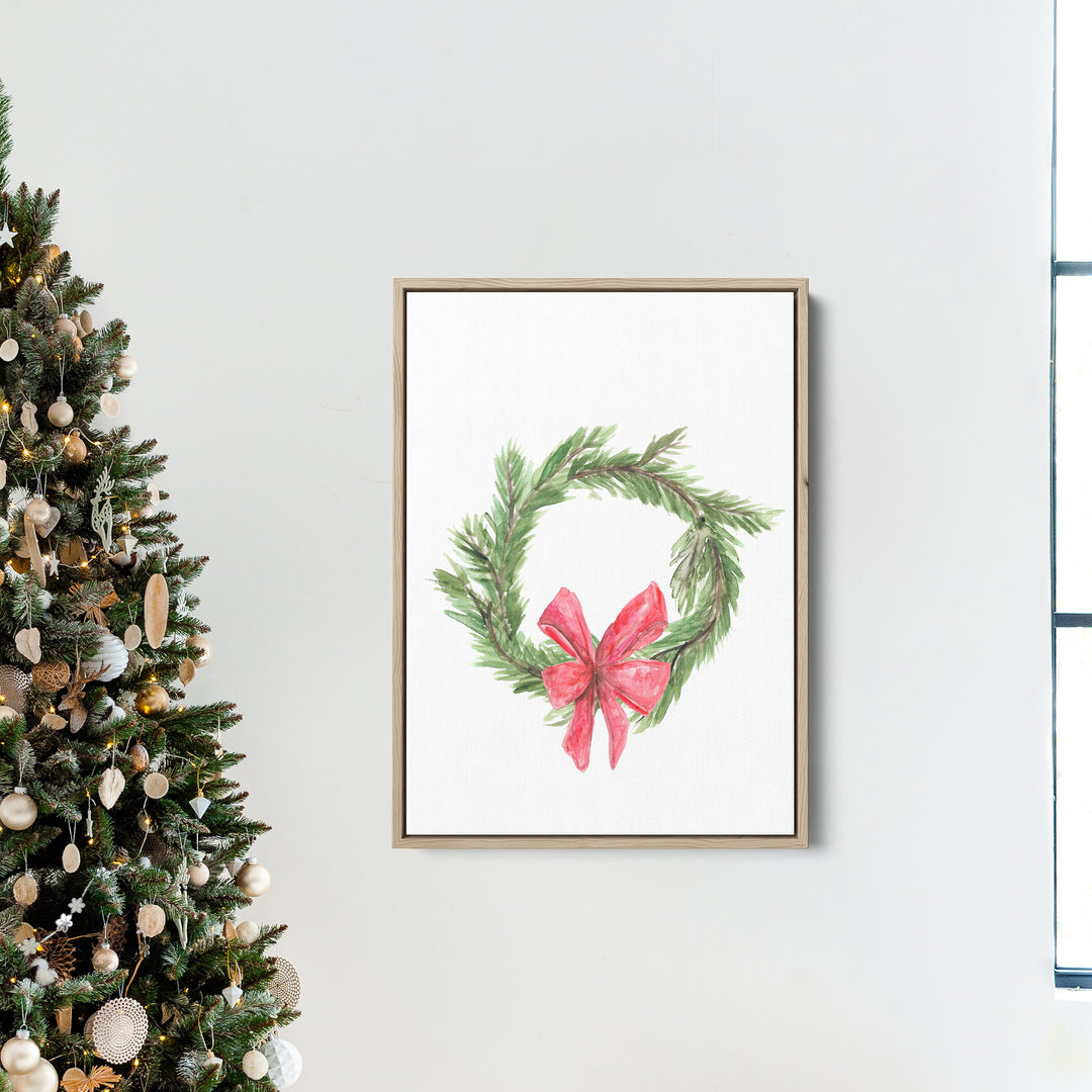 Watercolor Christmas Wreath - Jetty Home