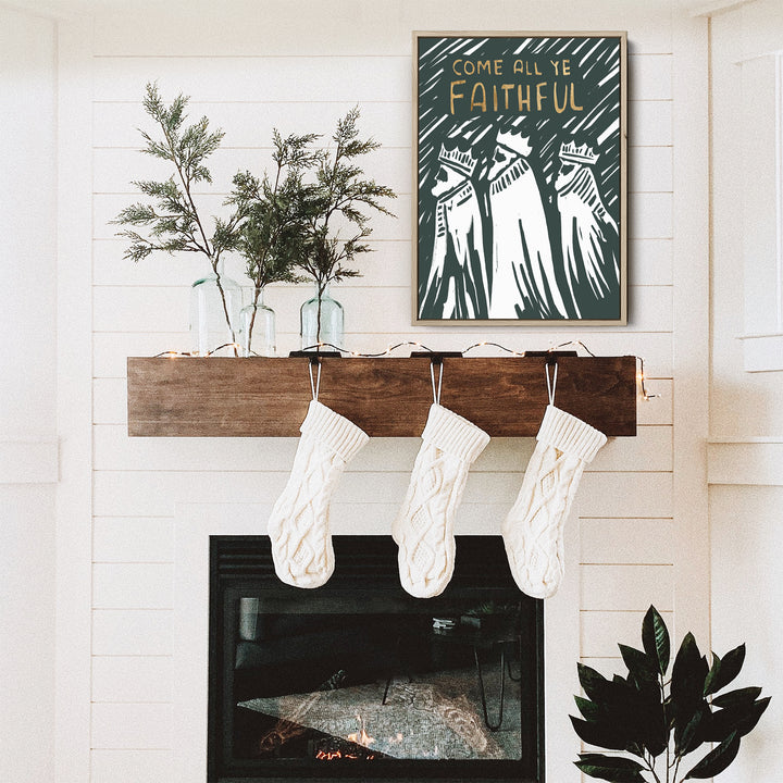 Rustic Come All Ye Faithful - Jetty Home