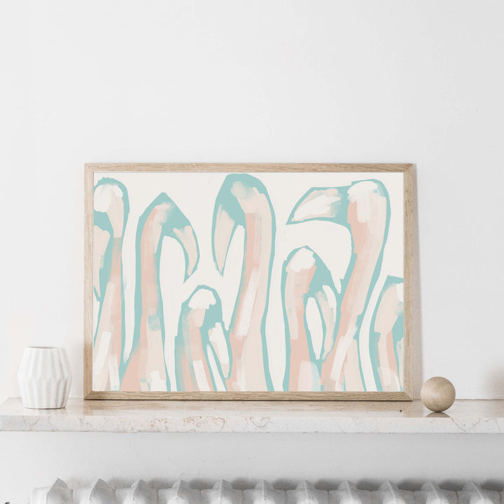 Flamingo Gathering, No. 2 - Art Print or Canvas - Jetty Home