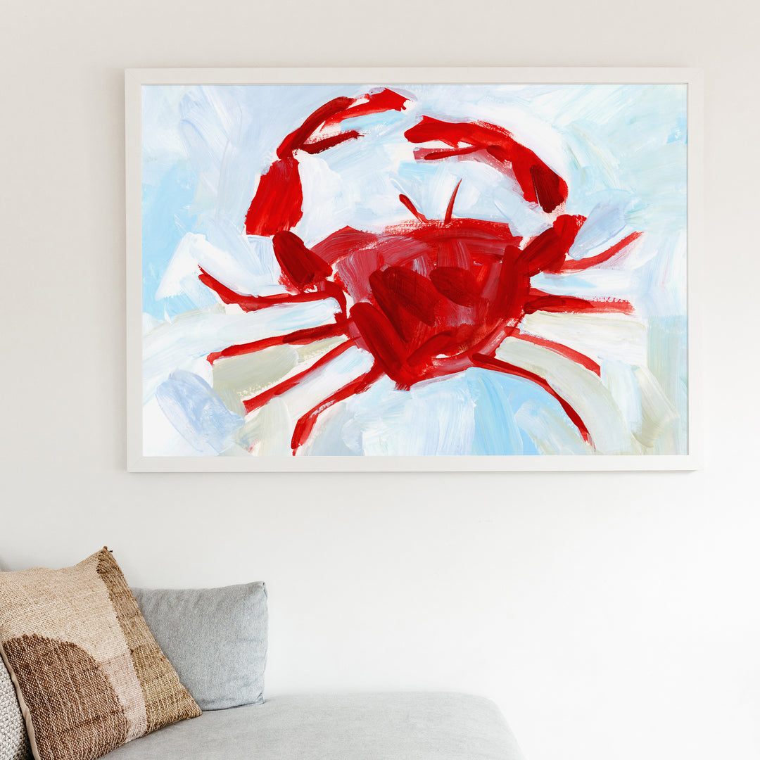 Crab Nautical Painting