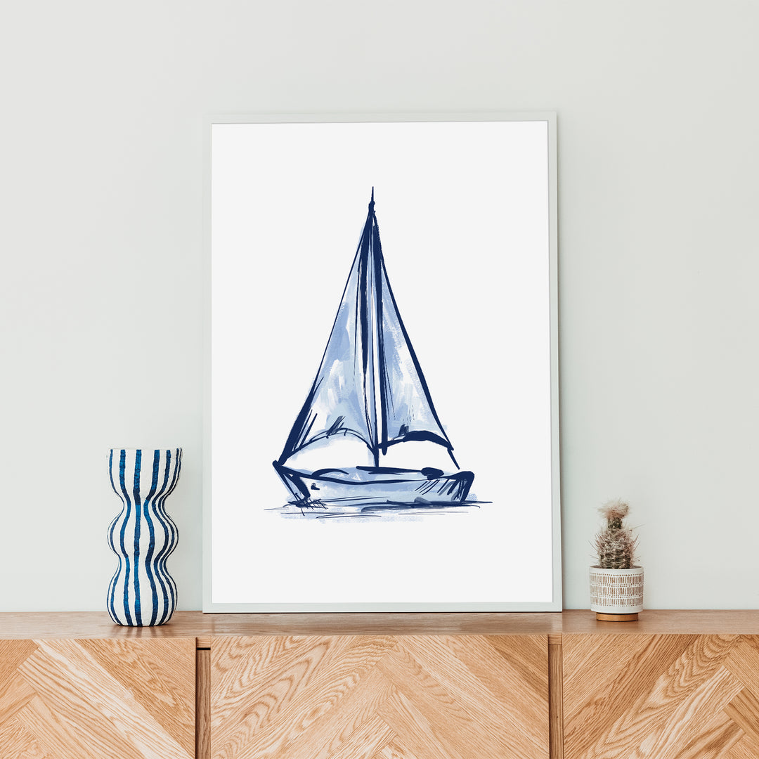 The Blue Sailboat, No. 2 - Jetty Home