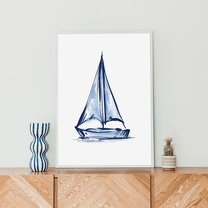 The Blue Sailboat, No. 2 - Jetty Home