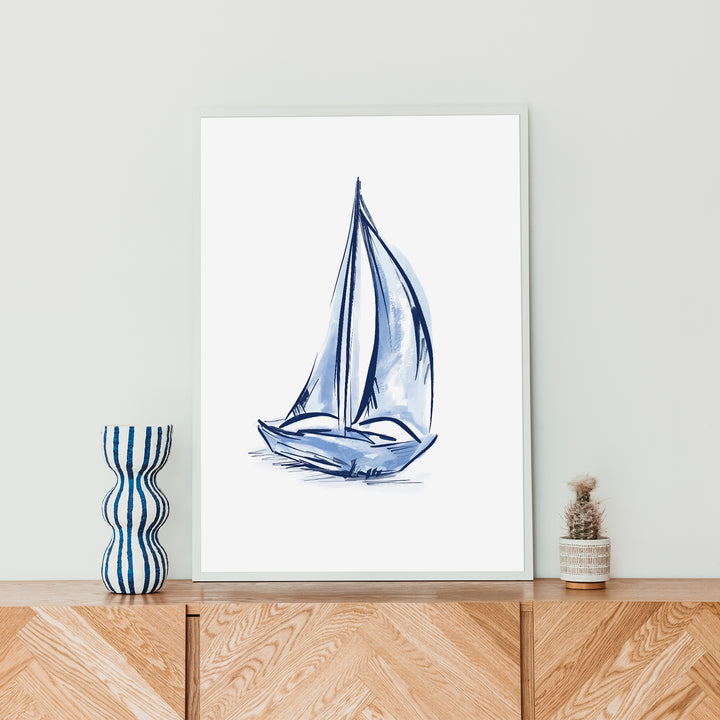 The Blue Sailboat, No. 1 - Jetty Home