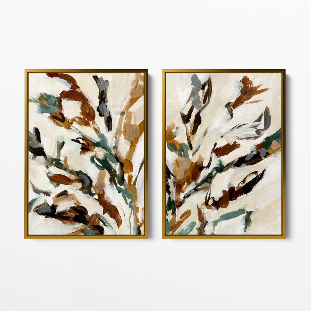 October Fields Diptych - Set of 2  - Art Prints or Canvases - Jetty Home