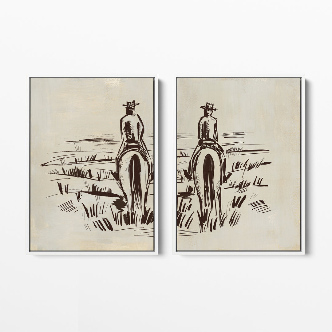 The Cowboy Watch Diptych - Set of 2
