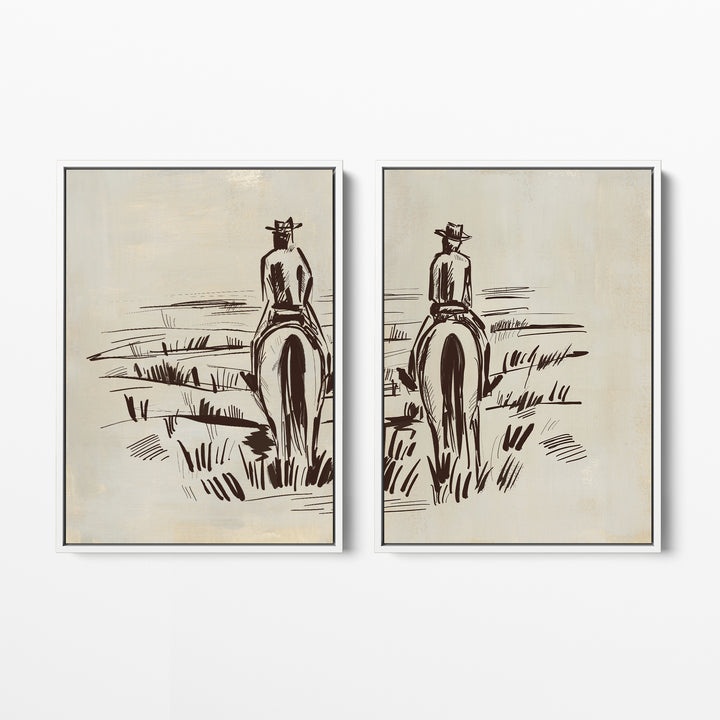 The Cowboy Watch Diptych - Set of 2