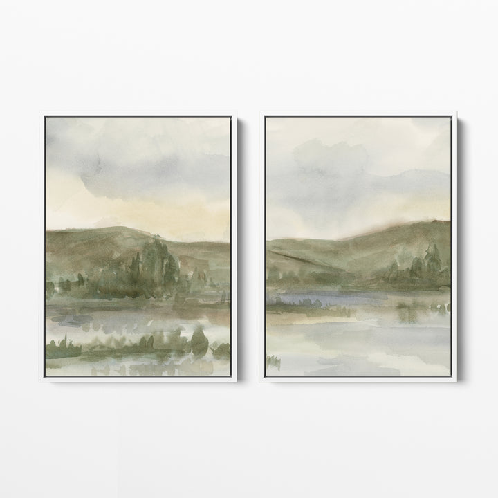 Morning Views Diptych - Set of 2