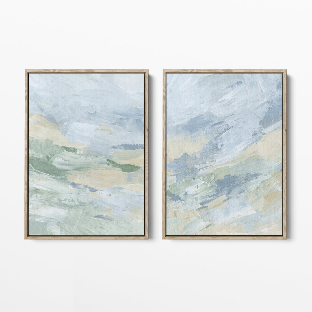 Spring Seas - Set of 2  - Art Prints or Canvases - Jetty Home