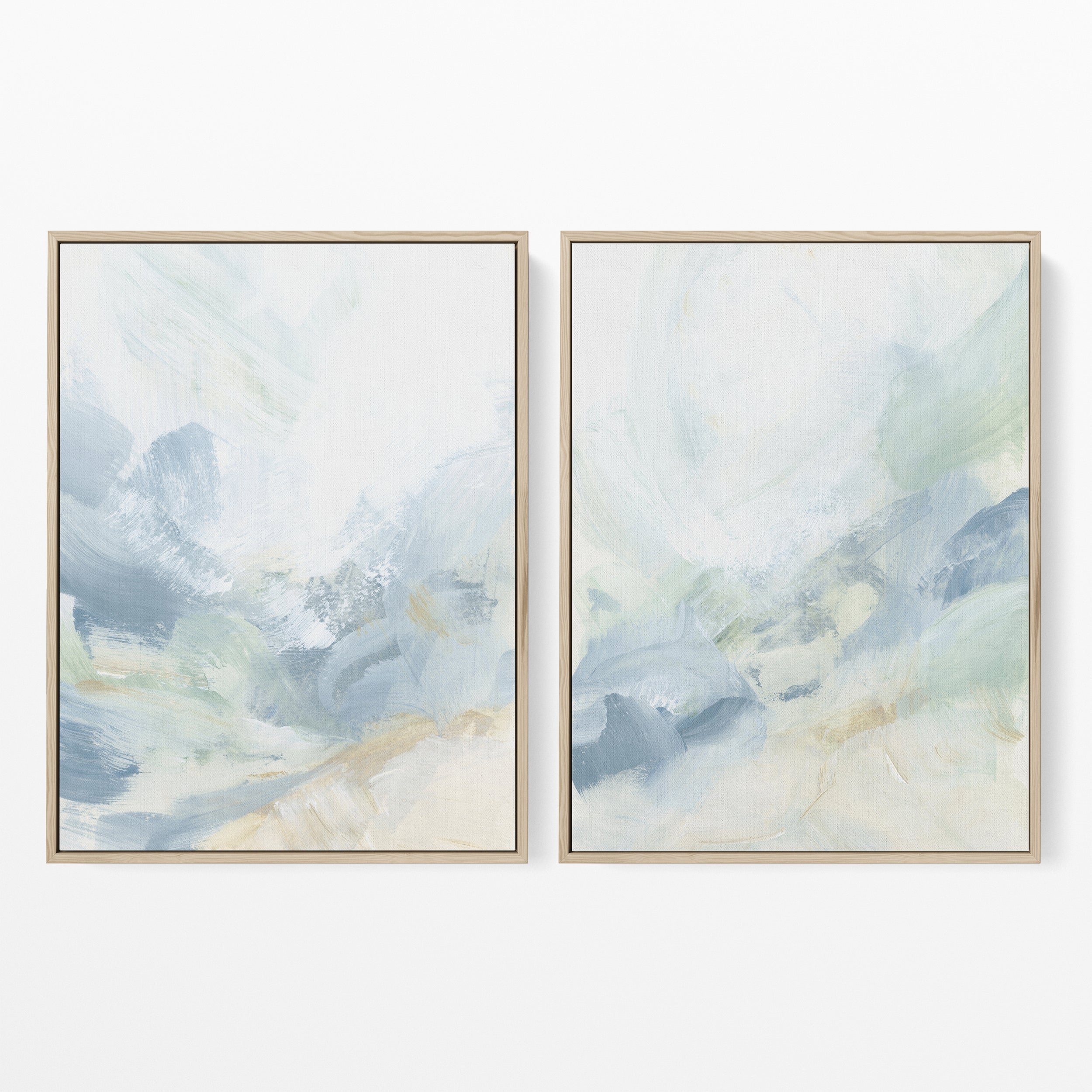 Tidal Movement - Set of 2 With White Frame