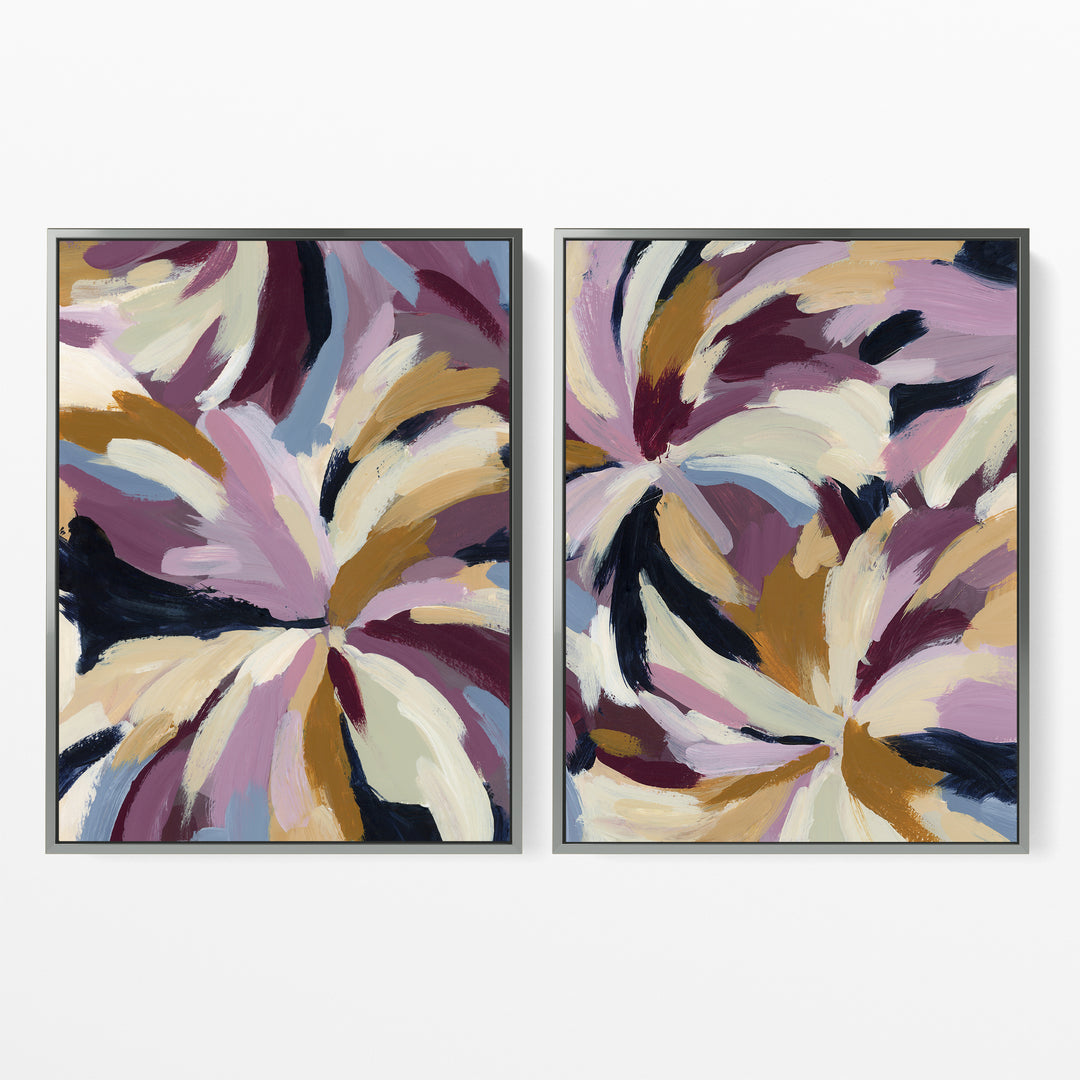 Blurred Petals Diptych - Set of 2 - Jetty Home