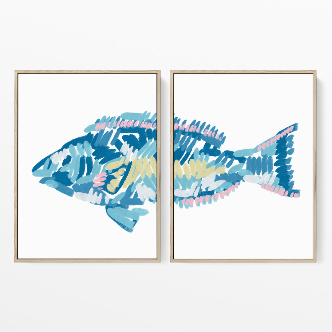 The Parrotfish Diptych - Set of 2