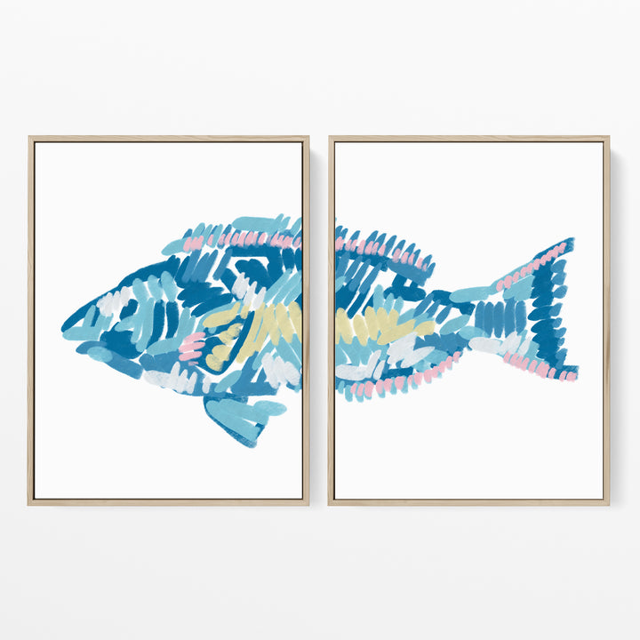 The Parrotfish Diptych - Set of 2