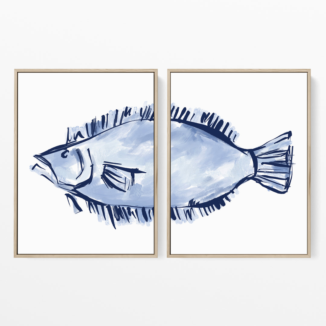 Fluke Study Diptych - Set of 2 - Jetty Home