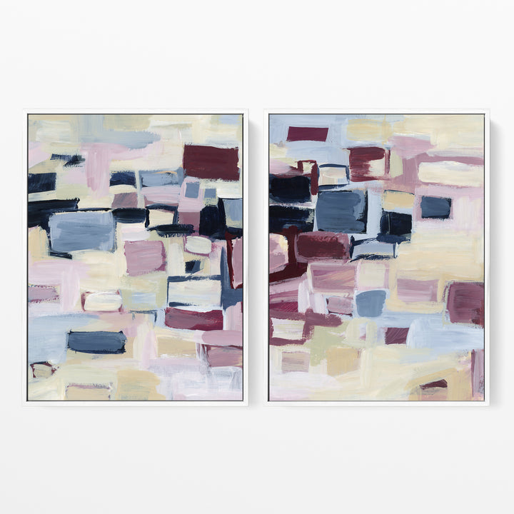 Gentle Shift Diptych - Set of 2 - Jetty Home