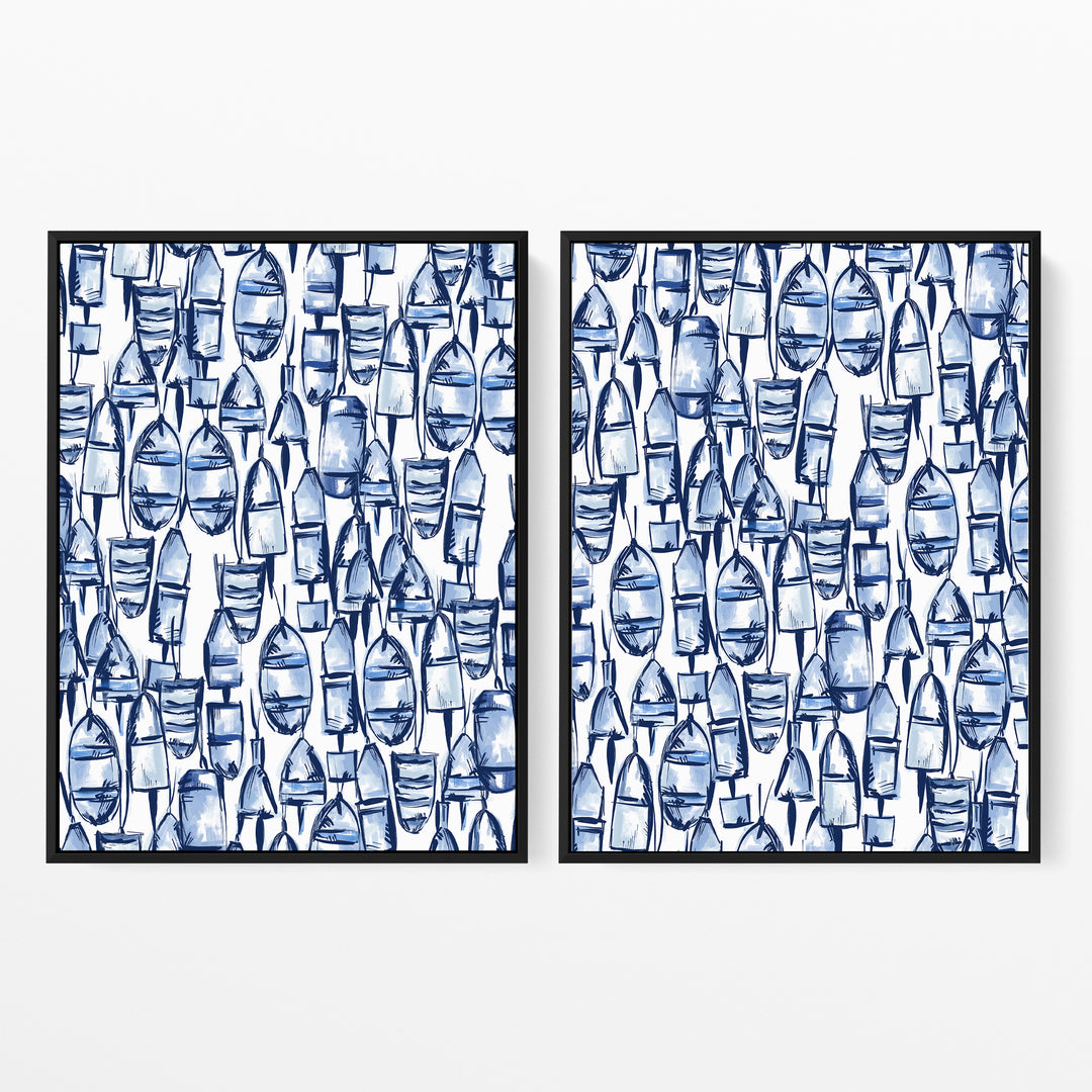 By the Buoys Diptych - Set of 2 - Jetty Home