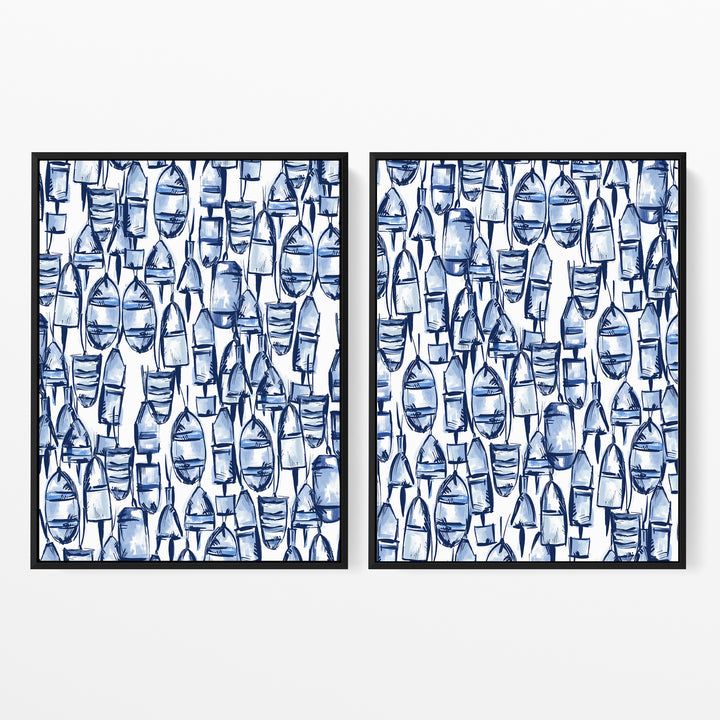By the Buoys Diptych - Set of 2 - Jetty Home