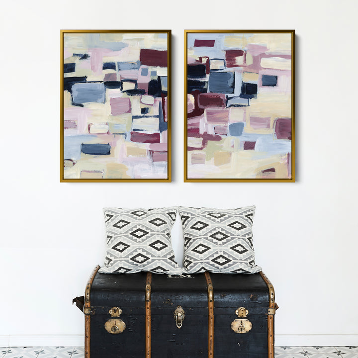Gentle Shift Diptych - Set of 2 - Jetty Home