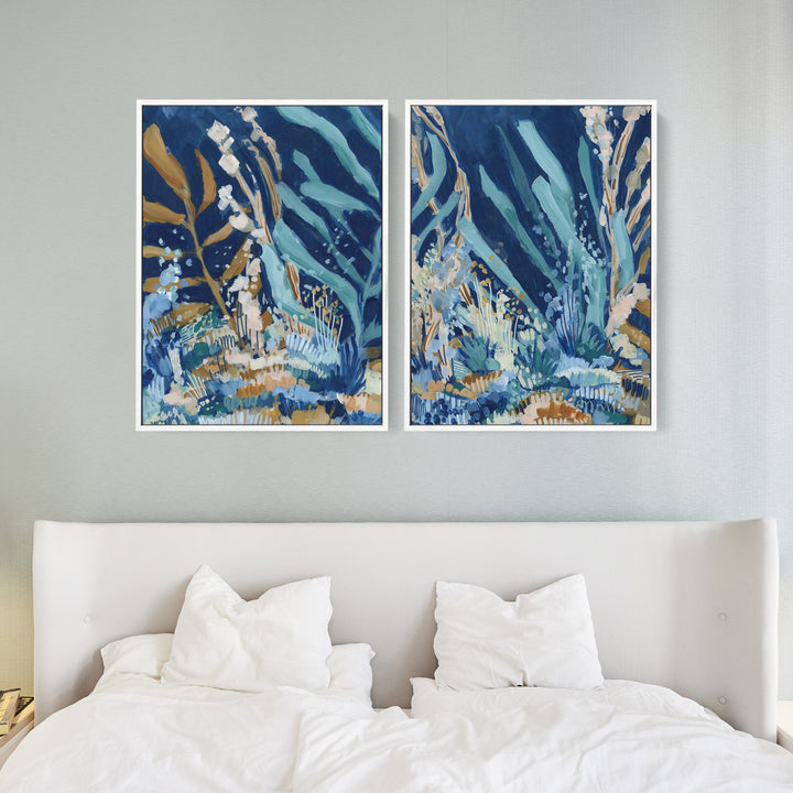 Under the Surface Diptych - Set of 2  - Art Prints or Canvases - Jetty Home