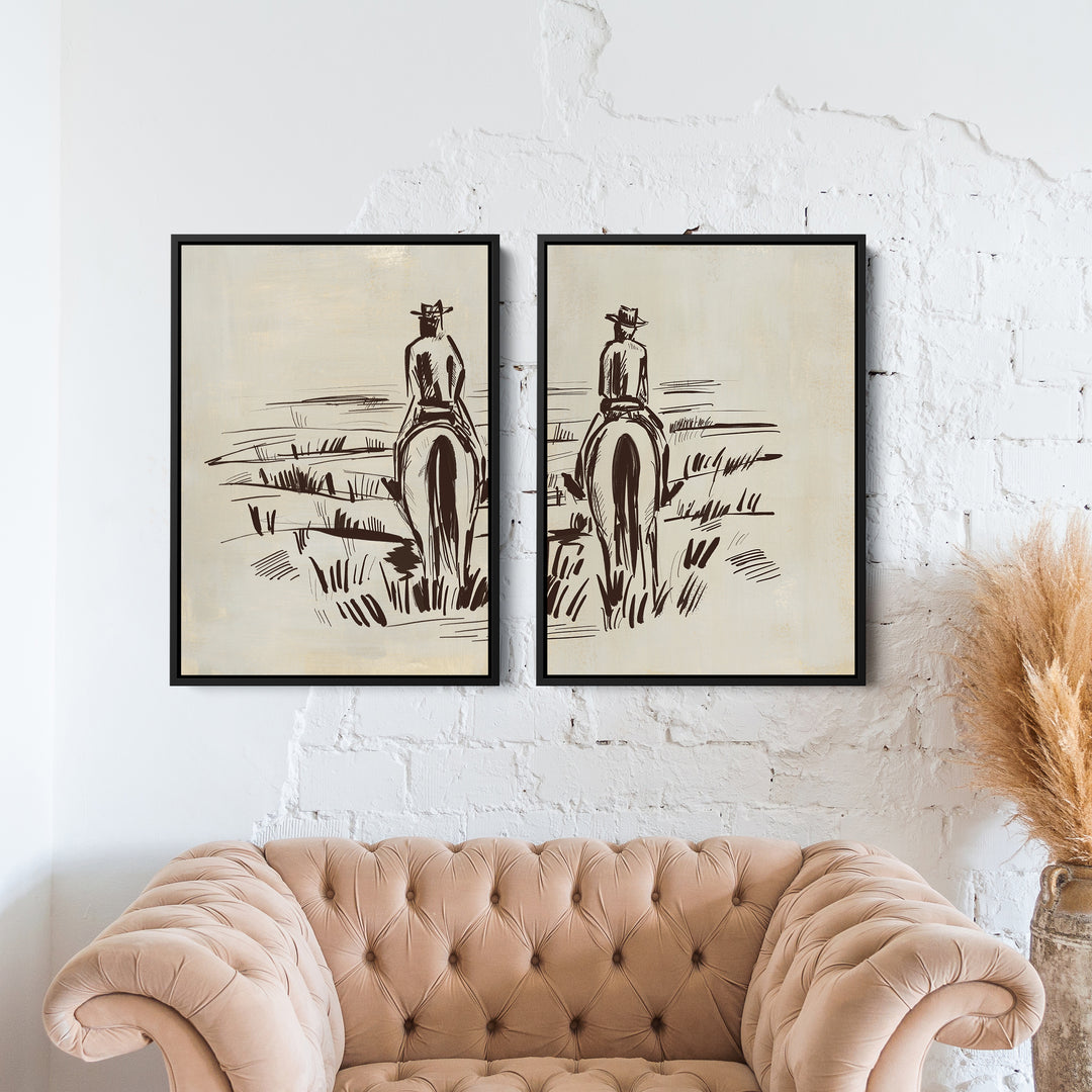 The Cowboy Watch Diptych - Set of 2