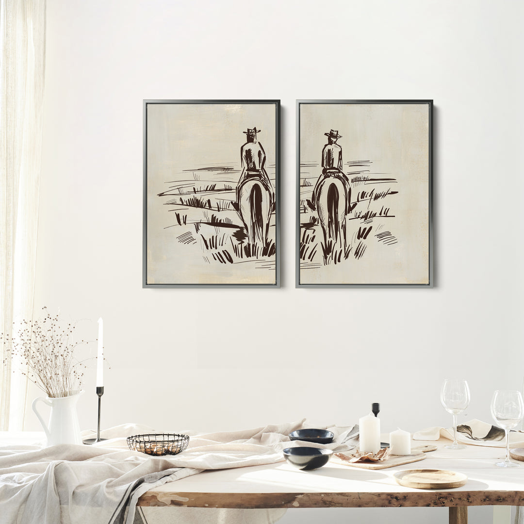 The Cowboy Watch Diptych - Set of 2