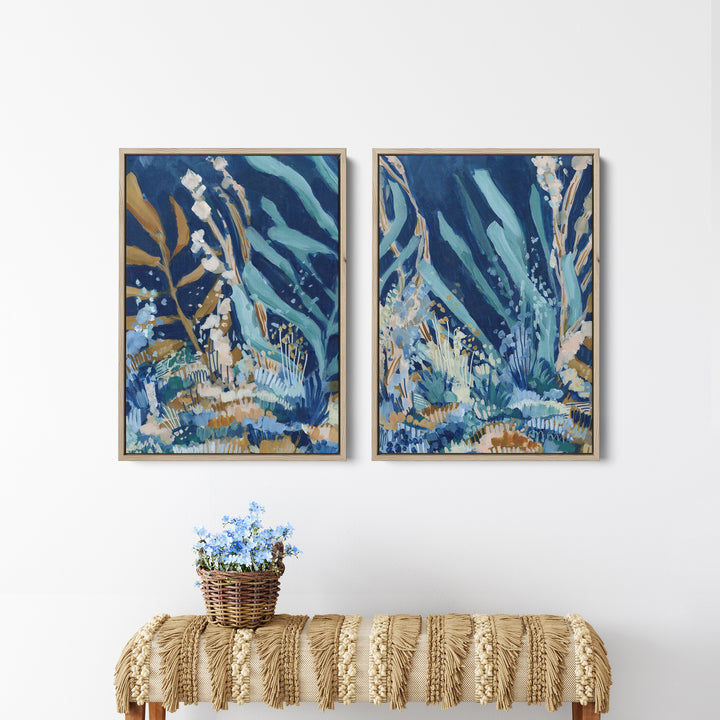 Under the Surface Diptych - Set of 2  - Art Prints or Canvases - Jetty Home