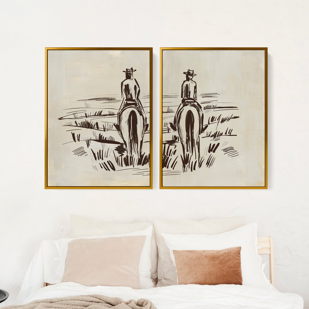 The Cowboy Watch Diptych - Set of 2