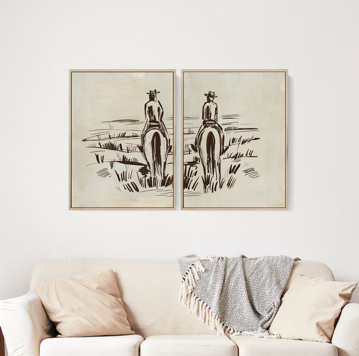 The Cowboy Watch Diptych - Set of 2
