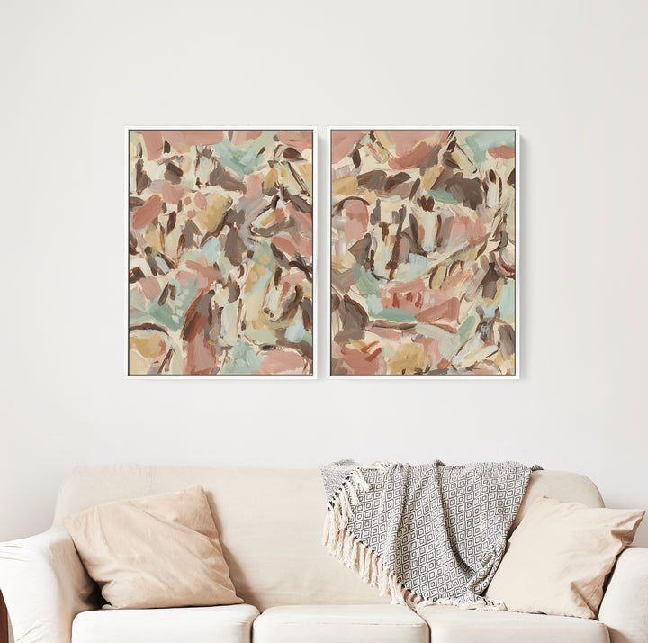 Among the Herd Diptych - Set of 2 - Jetty Home