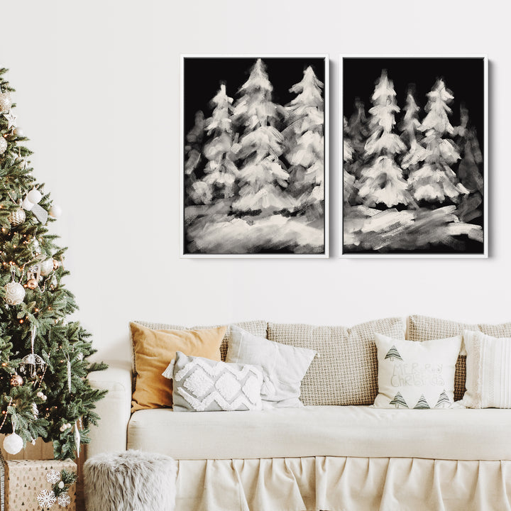 A Snowy Christmas Eve - Set of 2 - Jetty Home
