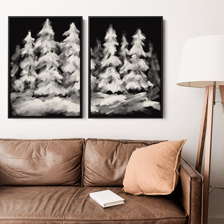 A Snowy Christmas Eve - Set of 2 - Jetty Home