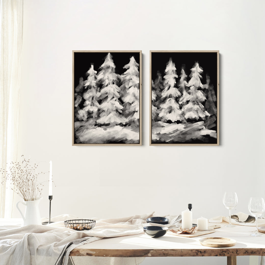 A Snowy Christmas Eve - Set of 2 - Jetty Home