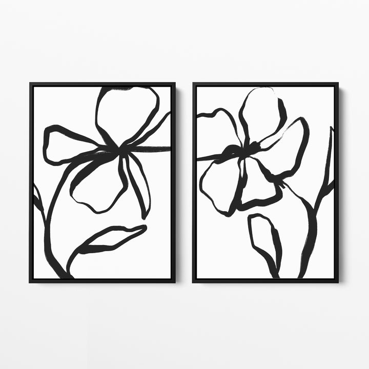 Floral Meeting - Set of 2