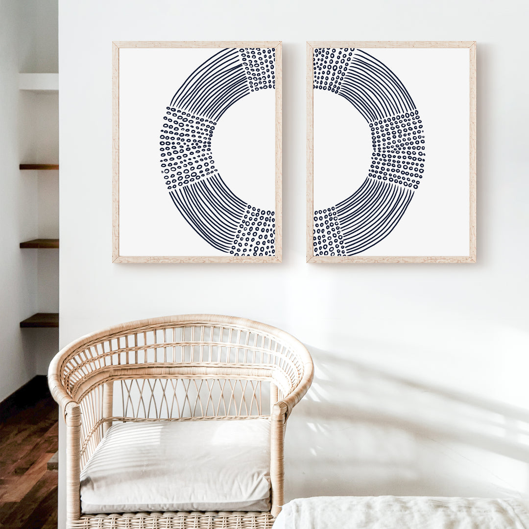 The Life Ring, No. 2 - Set of 2  - Art Prints or Canvases - Jetty Home