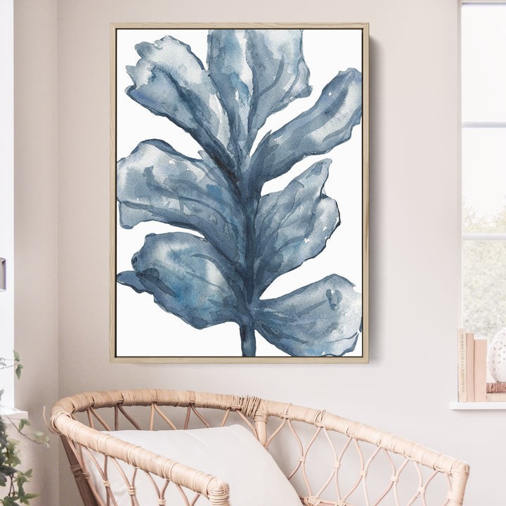 Blue Sea Lettuce Watercolor No. 1 - Jetty Home