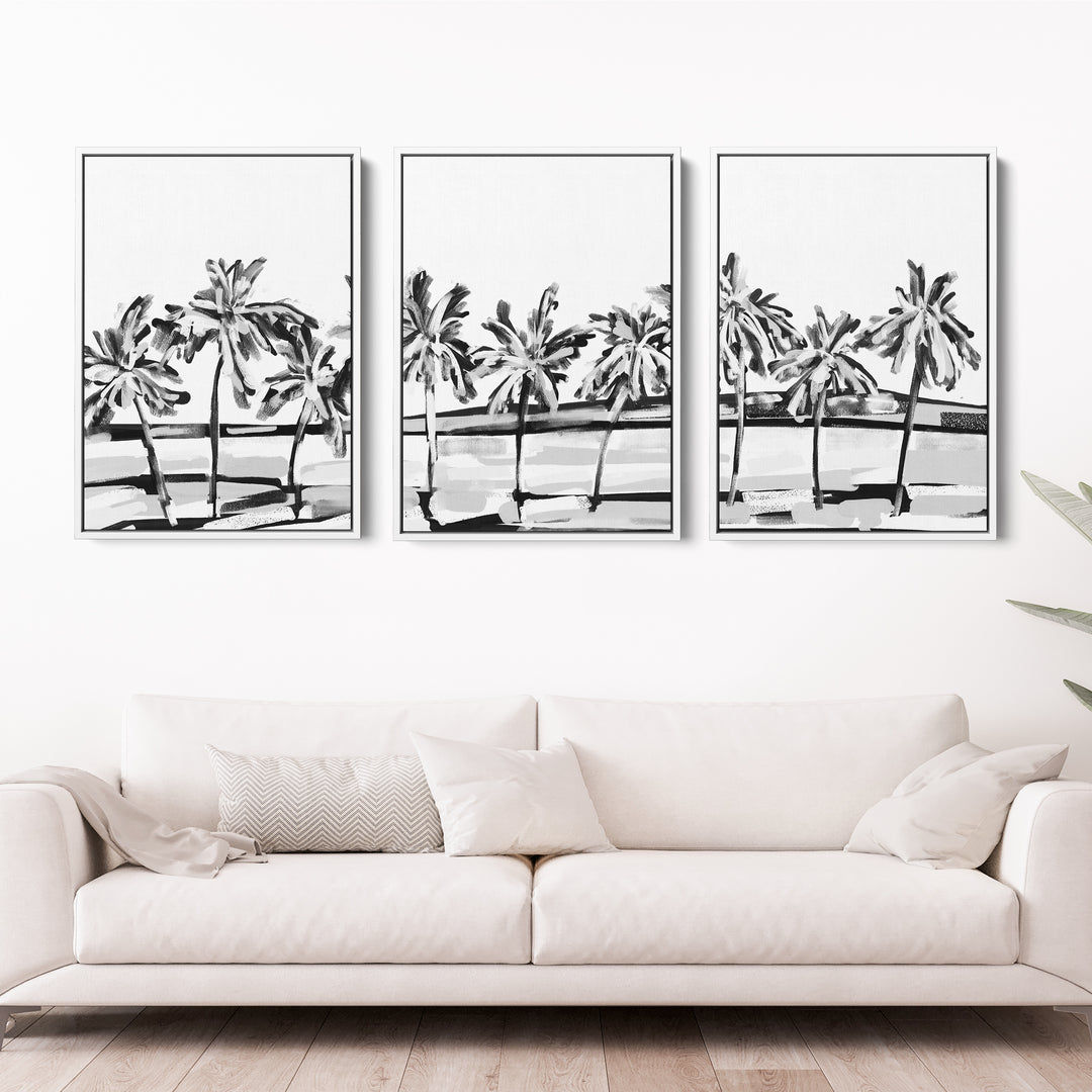 Black & White Island Views - Set of 3 - Jetty Home