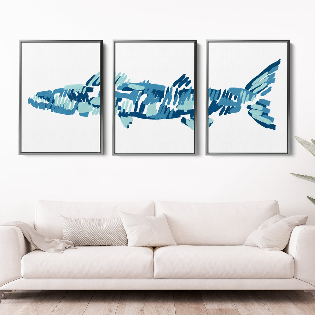 The Barracuda Triptych - Set of 3