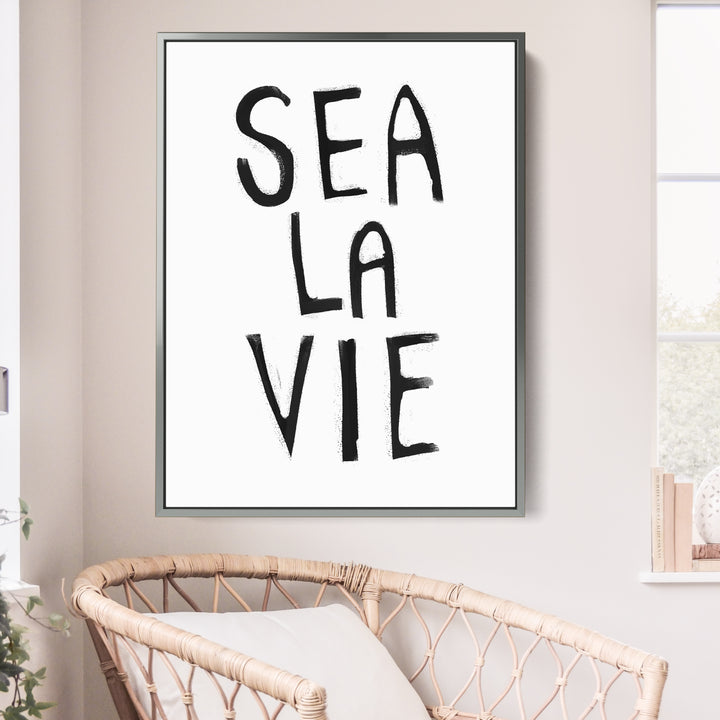 Black & White Sea La Vie - Jetty Home