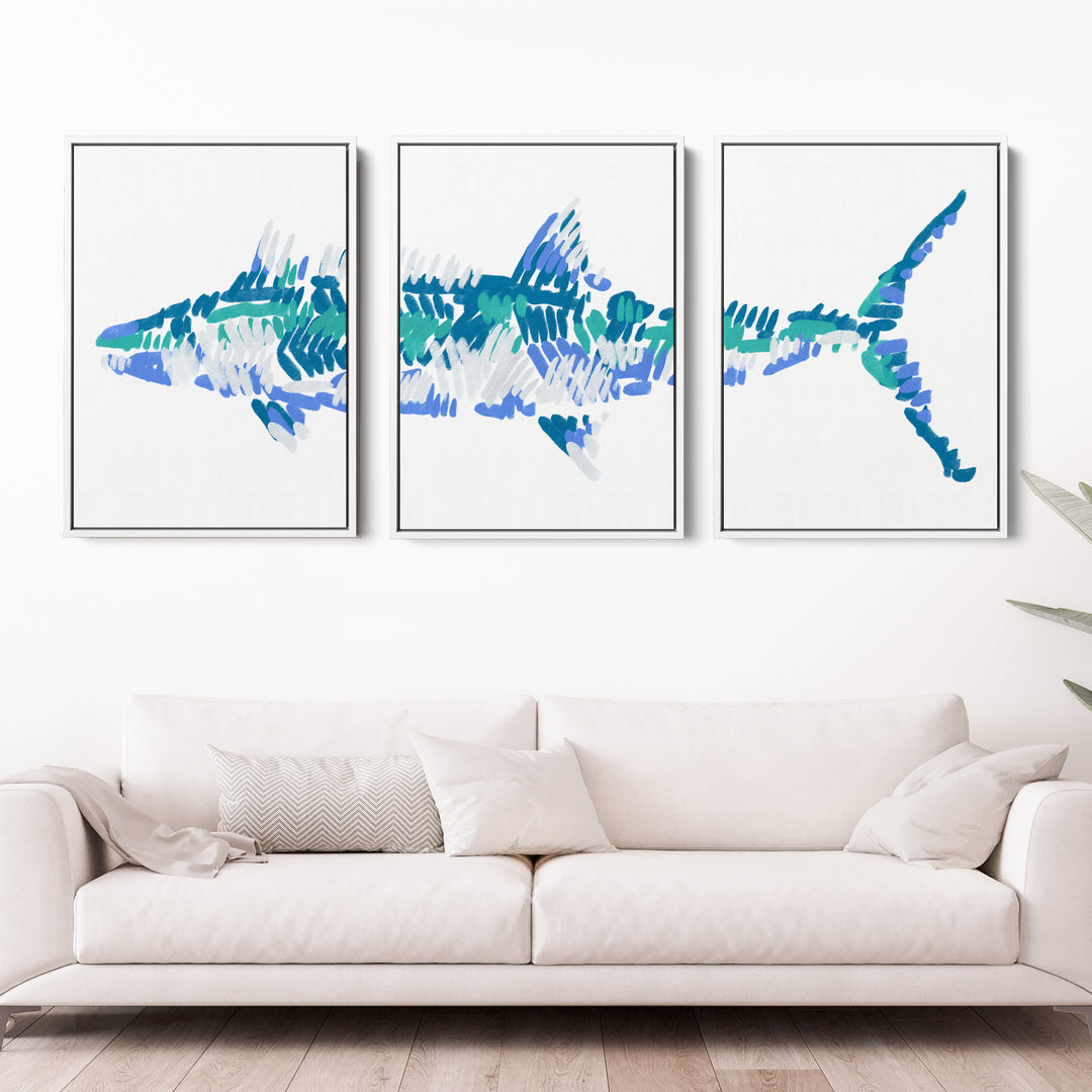 The Kingfish Triptych - Set of 3