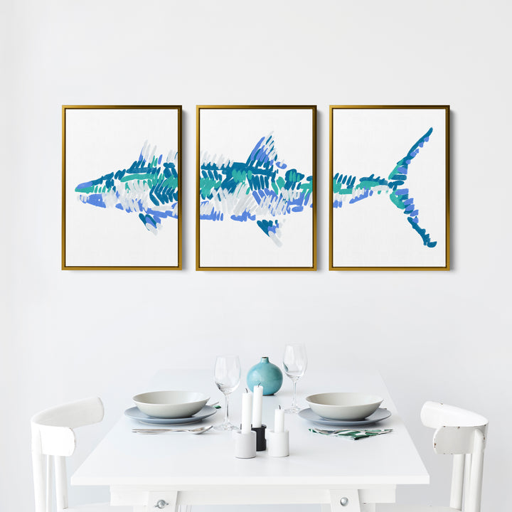 The Kingfish Triptych - Set of 3