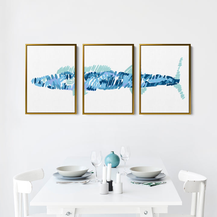The Wahoo Triptych - Set of 3