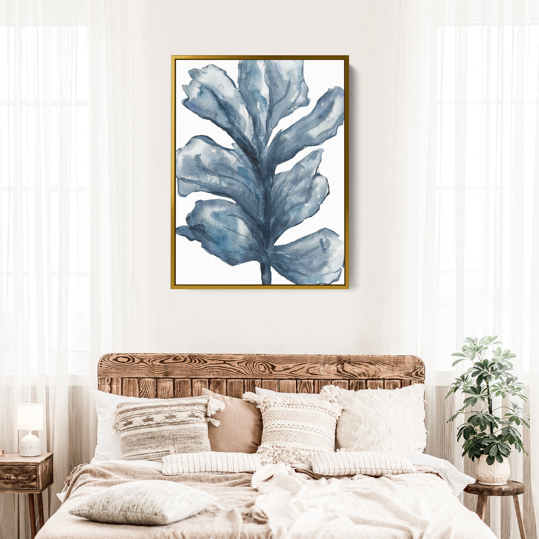Blue Sea Lettuce Watercolor No. 1 - Jetty Home