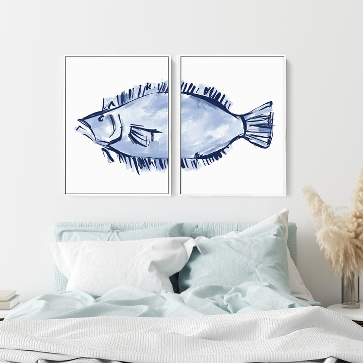 Fluke Study Diptych - Set of 2 - Jetty Home