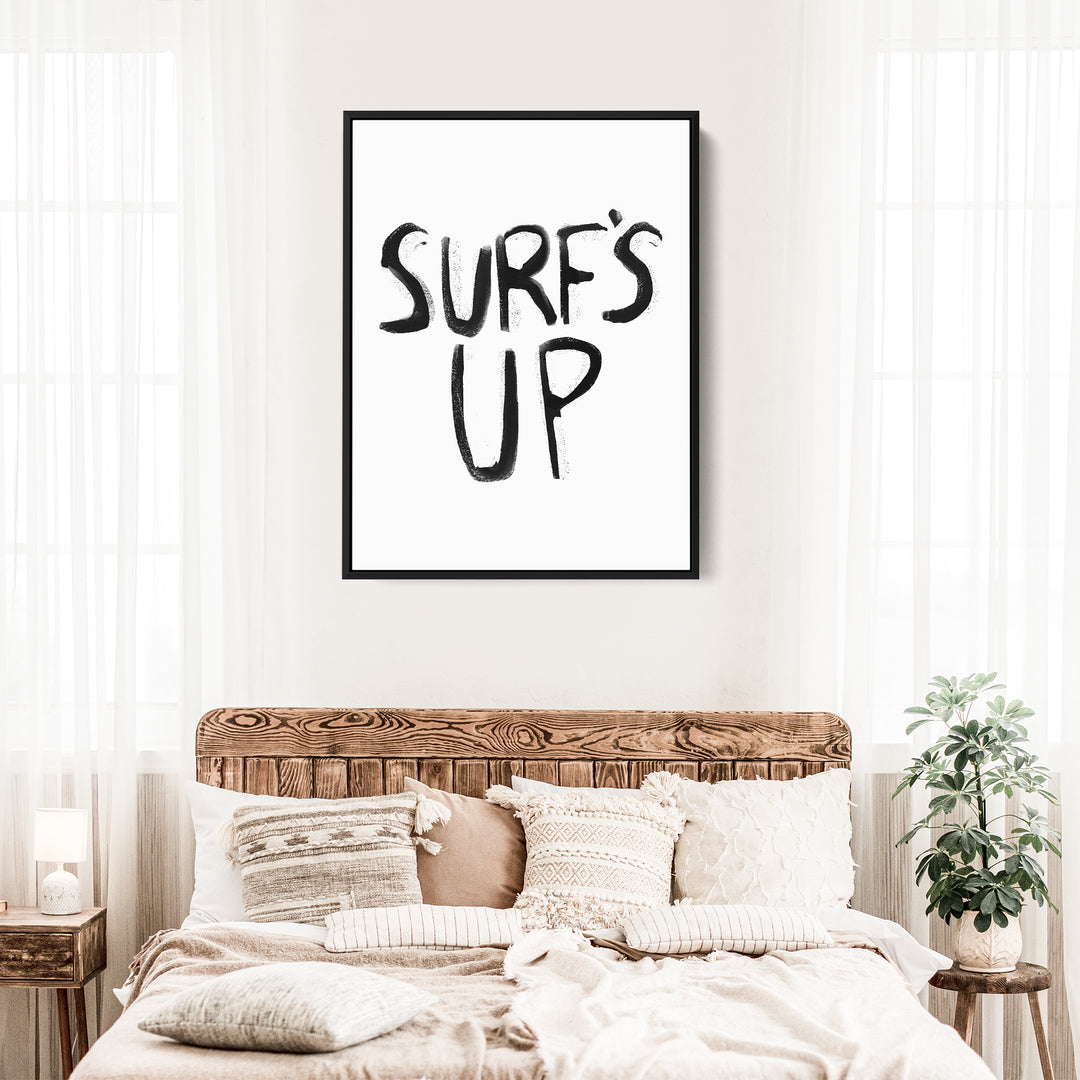 Black & White Surf's Up - Jetty Home